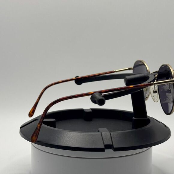 Vintage NOS 90s Oversized Gold Round Eyeglass Frames with New Non-RX Sun Lenses main image 9